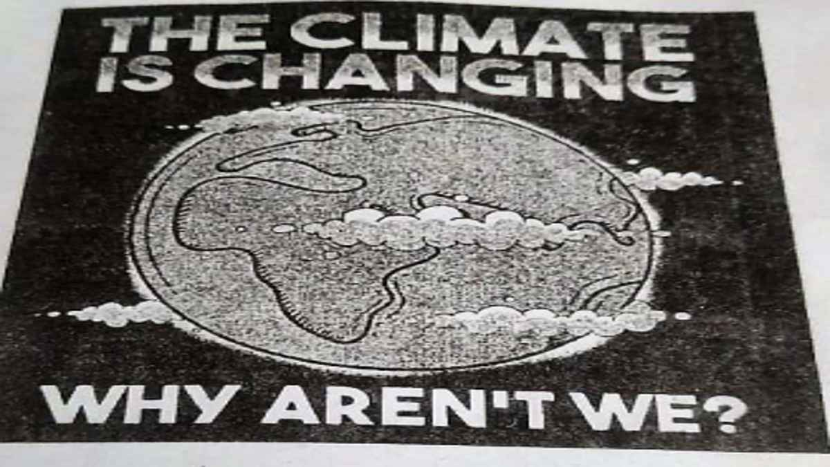 Poster on global warming